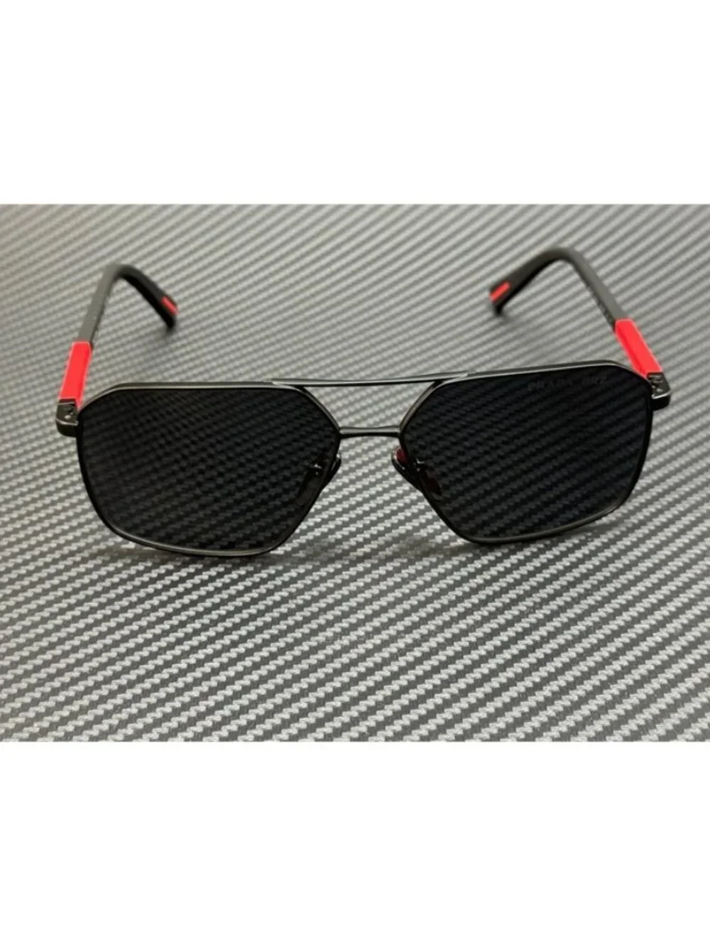 New Prada Linea Rossa Men Matte Black Sunglasses 60-14-145